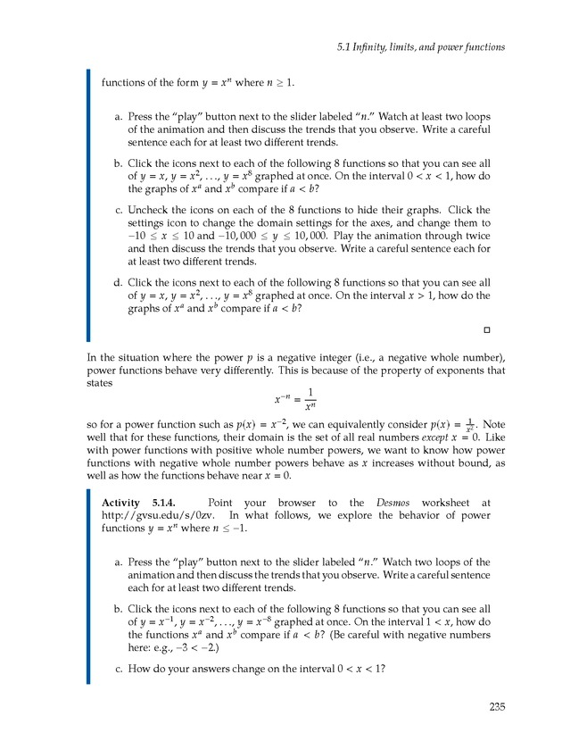 Active Preparation for Calculus - Page 235